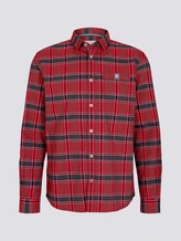 Kariertes Hemd mit Brusttasche - Männer - red navy fil a fil check Kariertes Hemd mit Brusttasche - Männer - red navy fil a fil check - 7 - TOM TAILOR