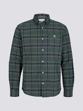 Kariertes Hemd mit Brusttasche - Männer - green navy fil a fil check Kariertes Hemd mit Brusttasche - Männer - green navy fil a fil check - 7 - TOM TAILOR