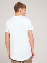 T-Shirt mit Bio-Baumwolle - Männer - White T-Shirt mit Bio-Baumwolle - Männer - White - 2 - TOM TAILOR Denim