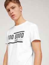 T-Shirt mit Bio-Baumwolle - Männer - White T-Shirt mit Bio-Baumwolle - Männer - White - 9 - TOM TAILOR Denim