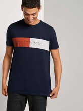 T-Shirt mit Brustprint - Männer - Sky Captain Blue T-Shirt mit Brustprint - Männer - Sky Captain Blue - 5 - TOM TAILOR Denim