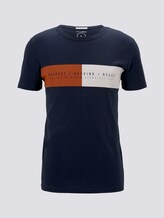 T-Shirt mit Brustprint - Männer - Sky Captain Blue T-Shirt mit Brustprint - Männer - Sky Captain Blue - 7 - TOM TAILOR Denim