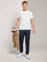 Print T-Shirt - Männer - white split drop print Print T-Shirt - Männer - white split drop print - 3 - TOM TAILOR Denim