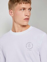 Langarmshirt mit kleinem Print - Männer - White Langarmshirt mit kleinem Print - Männer - White - 9 - TOM TAILOR Denim