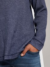 Strukturiertes Langarmshirt mit Stehkragen - Männer - navy white waffle structure Strukturiertes Langarmshirt mit Stehkragen - Männer - navy white waffle structure - 10 - TOM TAILOR Denim