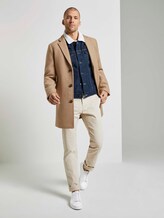 Strukturierte Chino Hose - Männer - sandy dust beige Strukturierte Chino Hose - Männer - sandy dust beige - 3 - TOM TAILOR