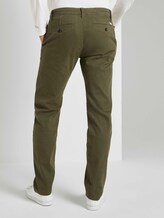 Strukturierte Chino Hose - Männer - dusty wood green Strukturierte Chino Hose - Männer - dusty wood green - 2 - TOM TAILOR