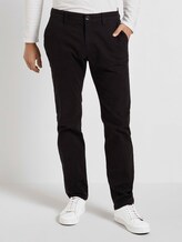 Strukturierte Chino Hose - Männer - Black Strukturierte Chino Hose - Männer - Black - 1 - TOM TAILOR