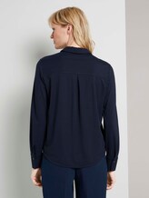 Langärmliges Blusenshirt - Frauen - Sky Captain Blue Langärmliges Blusenshirt - Frauen - Sky Captain Blue - 2 - Mine to five