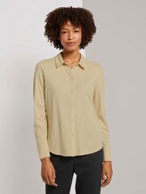 Langärmliges Blusenshirt - Frauen - light soft sand Langärmliges Blusenshirt - Frauen - light soft sand - 1 - Mine to five