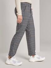 Karierte Zigarettenhose - Frauen - small navy check Karierte Zigarettenhose - Frauen - small navy check - 11 - TOM TAILOR Denim