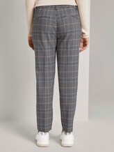 Karierte Zigarettenhose - Frauen - small navy check Karierte Zigarettenhose - Frauen - small navy check - 2 - TOM TAILOR Denim
