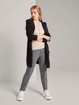 Karierte Zigarettenhose - Frauen - small navy check Karierte Zigarettenhose - Frauen - small navy check - 3 - TOM TAILOR Denim