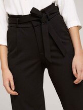 Culotte Bundfaltenhose mit Bindegürtel - Frauen - Deep Black Culotte Bundfaltenhose mit Bindegürtel - Frauen - Deep Black - 10 - TOM TAILOR Denim