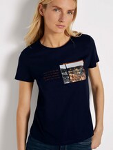 T-Shirt aus Organic Cotton - Frauen - Sky Captain Blue T-Shirt aus Organic Cotton - Frauen - Sky Captain Blue - 5 - TOM TAILOR