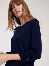T-Shirt in Melange Optik - Frauen - Sky Captain Blue T-Shirt in Melange Optik - Frauen - Sky Captain Blue - 9 - TOM TAILOR