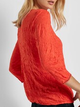 Crincle-Shirt mit elastischem Bund - Frauen - Strong Red Crincle-Shirt mit elastischem Bund - Frauen - Strong Red - 10 - TOM TAILOR