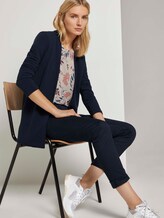 Sweat-Cardigan mit Streifenstruktur - Frauen - Sky Captain Blue Sweat-Cardigan mit Streifenstruktur - Frauen - Sky Captain Blue - 5 - TOM TAILOR
