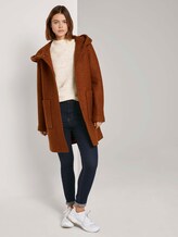 Neps Pullover mit Stehkragen - Frauen - soft creme beige Neps Pullover mit Stehkragen - Frauen - soft creme beige - 3 - TOM TAILOR Denim