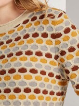 Bunter Bienenwaben-Pullover - Frauen - colored comb structure Bunter Bienenwaben-Pullover - Frauen - colored comb structure - 10 - TOM TAILOR Denim
