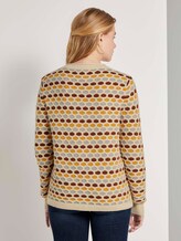 Bunter Bienenwaben-Pullover - Frauen - colored comb structure Bunter Bienenwaben-Pullover - Frauen - colored comb structure - 2 - TOM TAILOR Denim