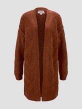 Cardigan im Ajour-Muster - Frauen - rust melange Cardigan im Ajour-Muster - Frauen - rust melange - 7 - TOM TAILOR Denim