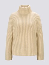 Moderner Rollkragenpullover - Frauen - light soft sand Moderner Rollkragenpullover - Frauen - light soft sand - 7 - Mine to five