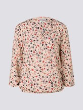 3/4-Arm Bluse mit umgelegtem Kragen - Frauen - beige flower design 3/4-Arm Bluse mit umgelegtem Kragen - Frauen - beige flower design - 7 - TOM TAILOR