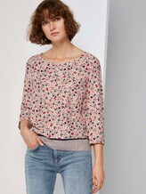 3/4-Arm Bluse mit Blumenprint - Frauen - beige flower design 3/4-Arm Bluse mit Blumenprint - Frauen - beige flower design - 5 - TOM TAILOR