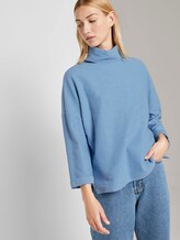 Rollkragen-Sweatshirt - Frauen - Summer Blue Rollkragen-Sweatshirt - Frauen - Summer Blue - 5 - TOM TAILOR Denim