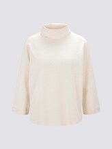 Rollkragen-Sweatshirt - Frauen - soft creme beige Rollkragen-Sweatshirt - Frauen - soft creme beige - 7 - TOM TAILOR Denim