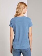 T-Shirt mit Schriftprint - Frauen - Summer Blue T-Shirt mit Schriftprint - Frauen - Summer Blue - 2 - TOM TAILOR Denim