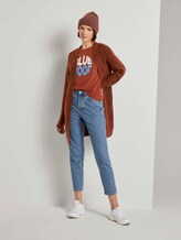 T-Shirt mit Schriftprint - Frauen - Rust Orange T-Shirt mit Schriftprint - Frauen - Rust Orange - 3 - TOM TAILOR Denim
