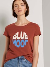 T-Shirt mit Schriftprint - Frauen - Rust Orange T-Shirt mit Schriftprint - Frauen - Rust Orange - 5 - TOM TAILOR Denim
