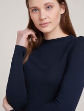 Langarmshirt mit Bio-Baumwolle - Frauen - Sky Captain Blue Langarmshirt mit Bio-Baumwolle - Frauen - Sky Captain Blue - 9 - TOM TAILOR Denim