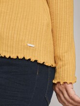Langarmshirt mit Stehkragen - Frauen - Indian Spice Yellow Langarmshirt mit Stehkragen - Frauen - Indian Spice Yellow - 10 - TOM TAILOR Denim