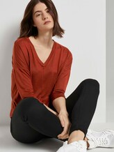 Bat Mouwen Overhemd - Vrouwen - Rust Orange Bat Mouwen Overhemd - Vrouwen - Rust Orange - 5 - TOM TAILOR Denim