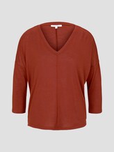 Bat Mouwen Overhemd - Vrouwen - Rust Orange Bat Mouwen Overhemd - Vrouwen - Rust Orange - 7 - TOM TAILOR Denim