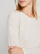 Langarmshirt mit Ärmeldetail - Frauen - creme colorful melange Langarmshirt mit Ärmeldetail - Frauen - creme colorful melange - 9 - TOM TAILOR Denim