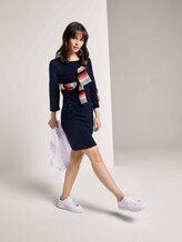 Jersey Etuikleid mit Taschen - Frauen - Sky Captain Blue Jersey Etuikleid mit Taschen - Frauen - Sky Captain Blue - 3 - TOM TAILOR