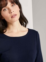 Jersey Etuikleid mit Taschen - Frauen - Sky Captain Blue Jersey Etuikleid mit Taschen - Frauen - Sky Captain Blue - 9 - TOM TAILOR