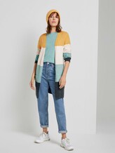 Basic Pullover aus Organic Cotton - Frauen - mineral stone blue melange Basic Pullover aus Organic Cotton - Frauen - mineral stone blue melange - 3 - TOM TAILOR Denim
