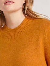 Melierter Pullover mit Stehkragen - Frauen - orange yellow melange Melierter Pullover mit Stehkragen - Frauen - orange yellow melange - 10 - TOM TAILOR Denim