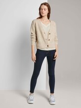 Pullover mit Ottoman Struktur - Frauen - soft creme beige Pullover mit Ottoman Struktur - Frauen - soft creme beige - 3 - TOM TAILOR Denim