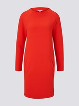 Bequemes Kleid mit Stehkragen - Frauen - Strong Red Bequemes Kleid mit Stehkragen - Frauen - Strong Red - 7 - TOM TAILOR