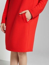 Bequemes Kleid mit Stehkragen - Frauen - Strong Red Bequemes Kleid mit Stehkragen - Frauen - Strong Red - 9 - TOM TAILOR