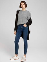 Stehkragenpullover mit Ballonärmeln - Frauen - Light Silver Grey Mélange Stehkragenpullover mit Ballonärmeln - Frauen - Light Silver Grey Mélange - 3 - TOM TAILOR Denim