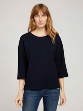 Basic Loose Fit Sweatshirt - Frauen - Sky Captain Blue Basic Loose Fit Sweatshirt - Frauen - Sky Captain Blue - 1 - TOM TAILOR