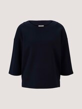 Basic Loose Fit Sweatshirt - Frauen - Sky Captain Blue Basic Loose Fit Sweatshirt - Frauen - Sky Captain Blue - 7 - TOM TAILOR