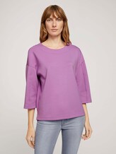 Basic Loose Fit Sweatshirt - Frauen - heather lilac Basic Loose Fit Sweatshirt - Frauen - heather lilac - 1 - TOM TAILOR